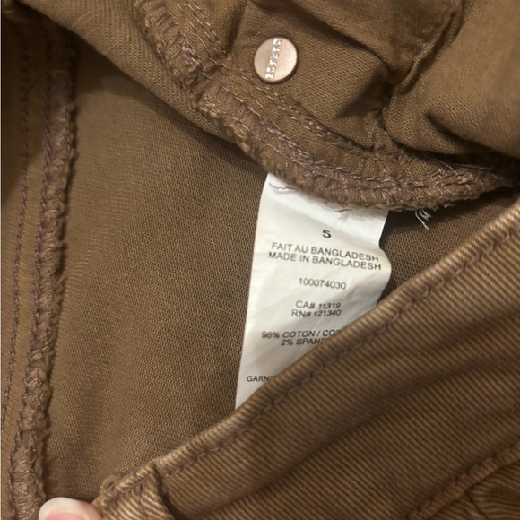 Garage Brown pants - Size 5 - worn once - Picture 4 of 4